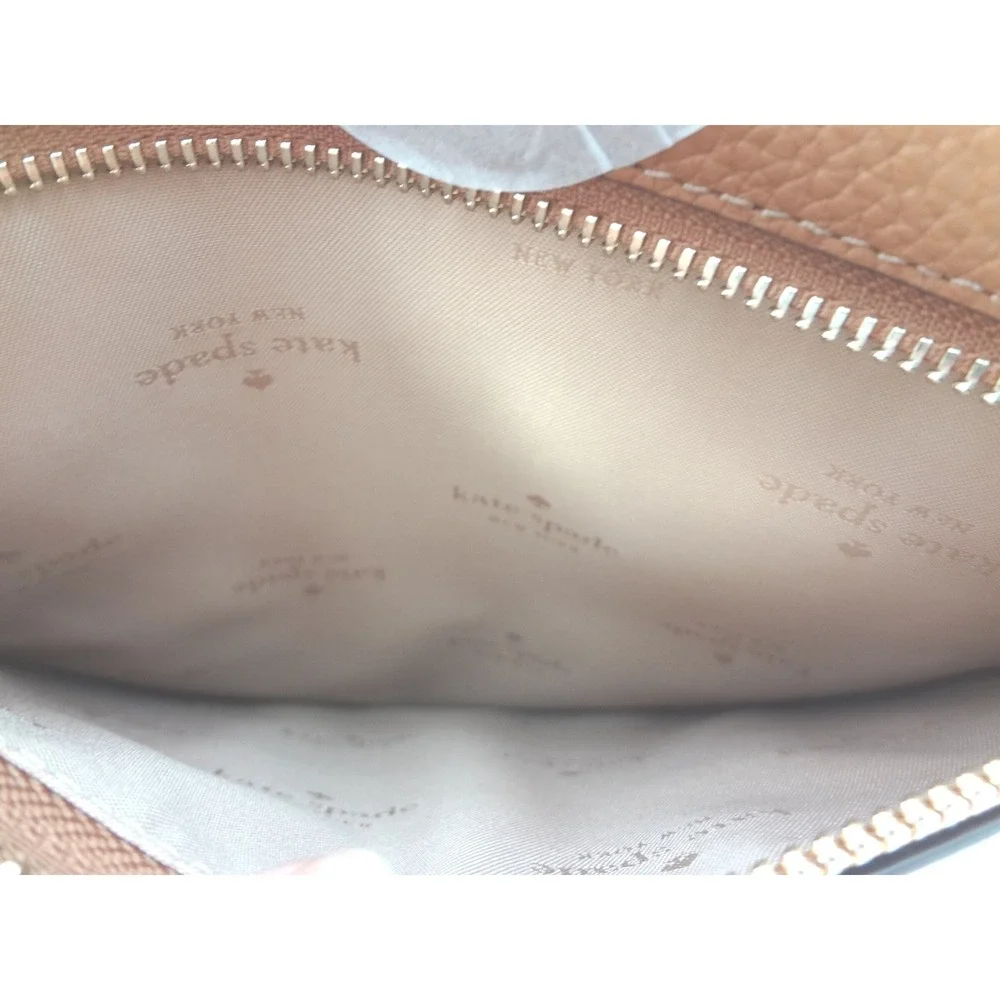 NWT Kate Spade New York Pebbled Leather Backpack Gingerbread Brown‎ Flap Bag